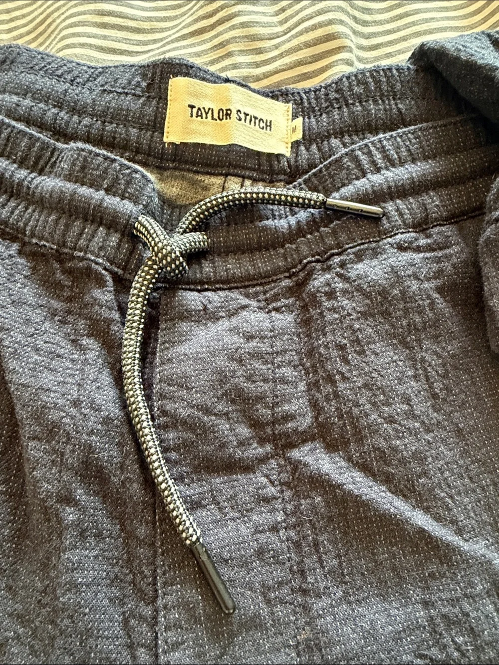 Taylor Stitch Apres Ski Blue Gray Jogger pants